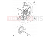 SUZUKI RM85 K3 (2003) (P03,P28) 31C - FRONT WHEEL (RM85LK5/LK6)