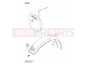 SUZUKI RM85 K4 (2004) (P03,P28) 23 - FRONT FENDER