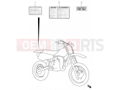 SUZUKI RM85 K4 (2004) (P03,P28) 27 - LABEL