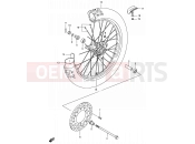 SUZUKI RM85 K4 (2004) (P03,P28) 31A - FRONT WHEEL (RM85K5/K6)