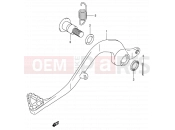SUZUKI RM85 K5 (2005) (P03,P28) 19A - REAR BRAKE (MODEL K5/K6)