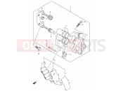 SUZUKI RM85 K5 (2005) (P03,P28) 32A - FRONT CALIPER (MODEL K5/K6)