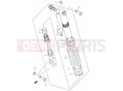 SUZUKI RM85 K5 (2005) (P03,P28) 35B - REAR SHOCK ABSORBER (MODEL K5/K6)