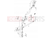 SUZUKI RM85 K5 (2005) (P03,P28) 39A - REAR MASTER CYLINDER (MODEL K5/K6)