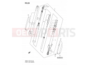 SUZUKI RM85 K9 (2009) (P03,P28) 29 - FRONT FORK DAMPER