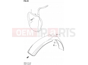 SUZUKI RM85 L2 (2012) 25 - FRONT FENDER