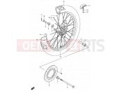 SUZUKI RM85L K3 (2003) (P03,P28) 31 - FRONT WHEEL (RM85K2/K3/K4)