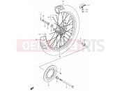 SUZUKI RM85L K3 (2003) (P03,P28) 31B - FRONT WHEEL (RM85LK3/LK4)