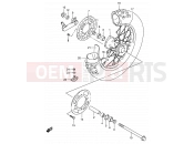 SUZUKI RM85L K3 (2003) (P03,P28) 37E - REAR WHEEL (RM85LK5/LK6)