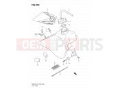 SUZUKI RM85L L0 (2010) (P03,P28) 20C - FUEL TANK (MODEL L0)