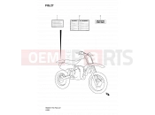 SUZUKI RM85L L0 (2010) (P03,P28) 27 - LABEL