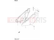 SUZUKI RM85L L4 (2014) (P19) 24 - FRAME COVER