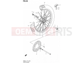 SUZUKI RM85L L4 (2014) (P19) 36 - FRONT WHEEL (RM85LL4 P19)