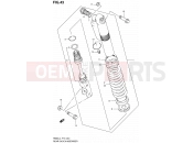 SUZUKI RM85L L4 (2014) (P19) 43 - REAR SHOCK ABSORBER (RM85LL4 P19)
