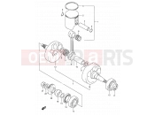 SUZUKI RMX250 K (1989) (E01) 5 - CRANKSHAFT (MODEL K)