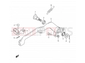 SUZUKI RMX250 K (1989) (E01) 22 - REAR BRAKE