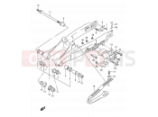 SUZUKI RMX250 K (1989) (E01) 37 - REAR SWINGING ARM (MODEL K/L)