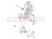 SUZUKI RMX250 K (1989) (E01) 34 - FRONT WHEEL (MODEL K/L)