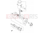 SUZUKI RMX250 L (1990) (E01) 5A - CRANKSHAFT (MODEL L/M/N)