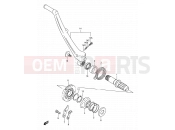 SUZUKI RMX250 L (1990) (E01) 13 - KICK STARTER