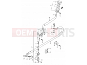 SUZUKI RMX250 L (1990) (E01) 42A - REAR MASTER CYLINDER (MODEL L)