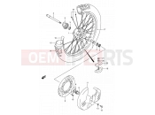 SUZUKI RMX250 M (1991) (E01) 34A - FRONT WHEEL (MODEL M)