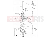 SUZUKI RMX250 S (1995) (E01) 6A - CARBURETOR (MODEL S/T)