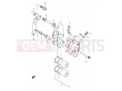 SUZUKI RMX250 S (1995) (E01) 35A - FRONT CALIPER (MODEL M/N/S)