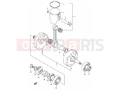 SUZUKI RMX250 L (1990) (E03,E28,E33) 5A - CRANKSHAFT (MODEL L/M/N)