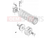 SUZUKI RMX250 L (1990) (E03,E28,E33) 10 - CLUTCH (MODEL K/L/M)