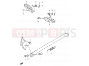 SUZUKI RMX250 L (1990) (E03,E28,E33) 21 - STAND - FOOTREST (MODEL K/L/M/N)