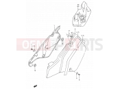 SUZUKI RMX250 L (1990) (E03,E28,E33) 25 - FRAME COVER (MODEL K/L/M)