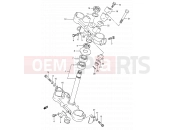 SUZUKI RMX250 L (1990) (E03,E28,E33) 27 - STEERING STEM (MODEL K/L)