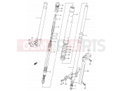 SUZUKI RMX250 L (1990) (E03,E28,E33) 26A - FRONT DAMPER (MODEL L)