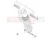SUZUKI RMX250 L (1990) (E03,E28,E33) 36 - SHOCK ABSORBER (MODEL K/L)