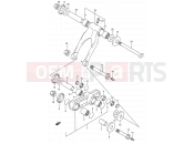 SUZUKI RMX250 L (1990) (E03,E28,E33) 37 - CUSHION LEVER (MODEL K/L)