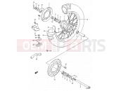 SUZUKI RMX250 L (1990) (E03,E28,E33) 39 - REAR WHEEL (MODEL K/L/M)
