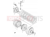 SUZUKI RMX250 N (1992) (E03,E28,E33) 10A - CLUTCH (MODEL N/P)