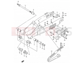 SUZUKI RMX250 N (1992) (E03,E28,E33) 35A - REAR SWINGING ARM (MODEL M/N)