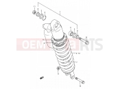 SUZUKI RMX250 N (1992) (E03,E28,E33) 36A - SHOCK ABSORBER (MODEL M/N)