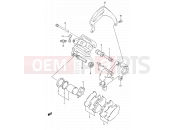 SUZUKI RMX250 N (1992) (E03,E28,E33) 40B - REAR CALIPERS (MODEL N)