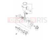SUZUKI RMX250 P (1993) (E03,E28,E33) 5B - CRANKSHAFT (MODEL P/R)