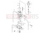 SUZUKI RMX250 P (1993) (E03,E28,E33) 6A - CARBURETOR (MODEL P/R)