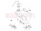 SUZUKI RMX250 P (1993) (E03,E28,E33) 23 - FUEL TANK