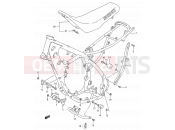 SUZUKI RMX250 P (1993) (E03,E28,E33) 20A - FRAME - SEAT (MODEL P/R)