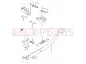 SUZUKI RMX250 P (1993) (E03,E28,E33) 21A - STAND - FOOTREST (MODEL P/R)