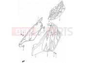 SUZUKI RMX250 P (1993) (E03,E28,E33) 25A - FRAME COVER (MODEL N/P/R)