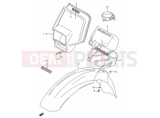 SUZUKI RMX250 P (1993) (E03,E28,E33) 28 - FRONT FENDER