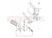 SUZUKI RMX250 P (1993) (E03,E28,E33) 32A - LEFT KNUCKLE COVER (MODEL N/P/R)
