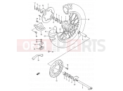 SUZUKI RMX250 P (1993) (E03,E28,E33) 39A - REAR WHEEL (MODEL N/P/R)